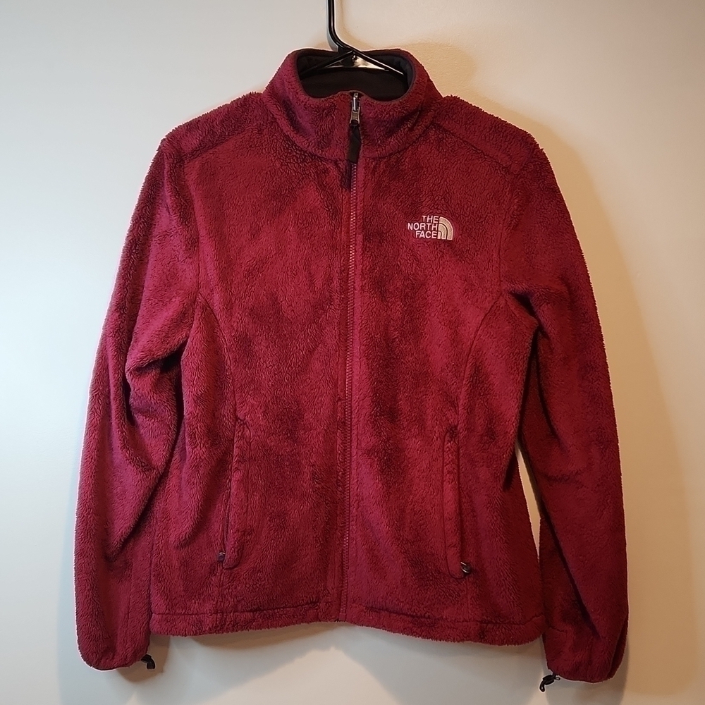 The North Face Full Zip Fleece Jacket Sweater Women's Size S/P Purple